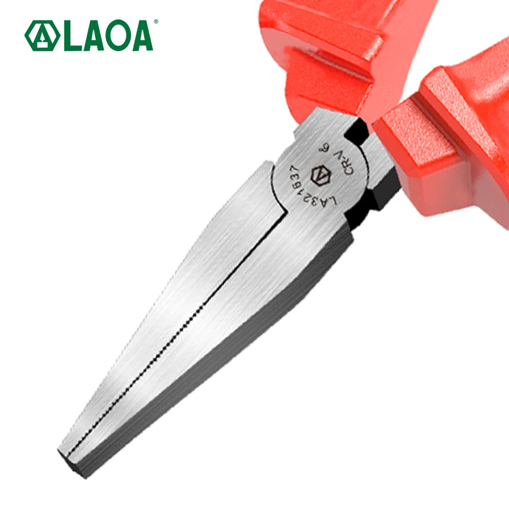 LAOA Insulated Flat Nose Pliers Flat Nose Pliers Flat Nose Pliers Flat Nose Pliers 6-Inch Wire Winding Pliers