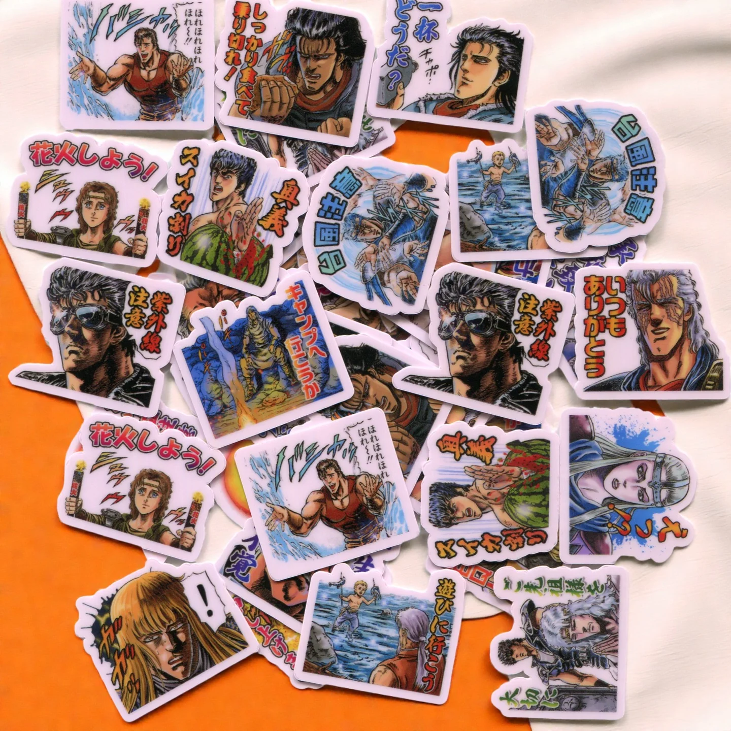 40pcs Hokuto no Ken 2-3cm diy cute STICKER
