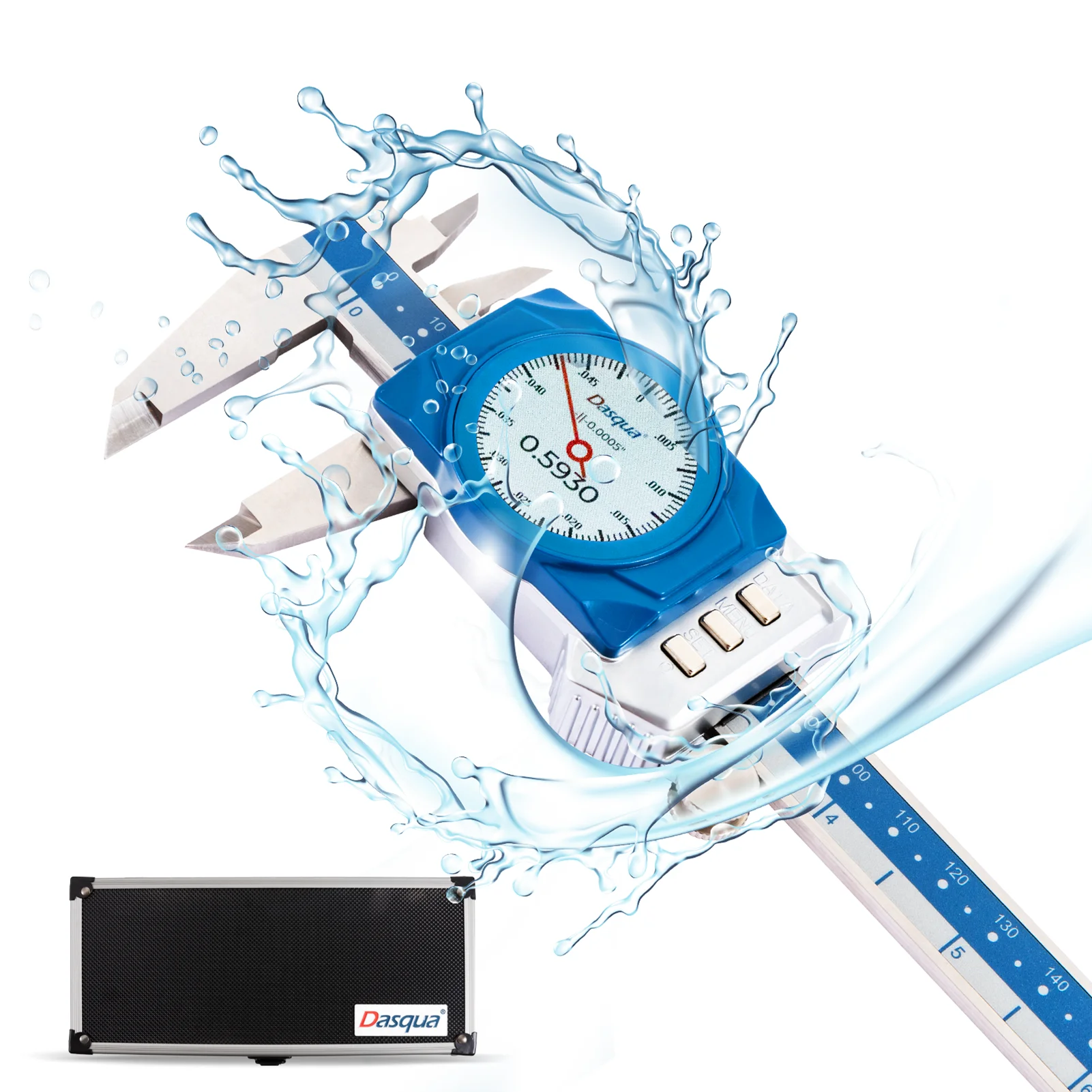 

Dasqua 2024 New Launched 0-150 mm Dial Calipers Calibrador 0-200 mm Digital Vernier Caliper 0-300 mm Messschieber Digital 200mm