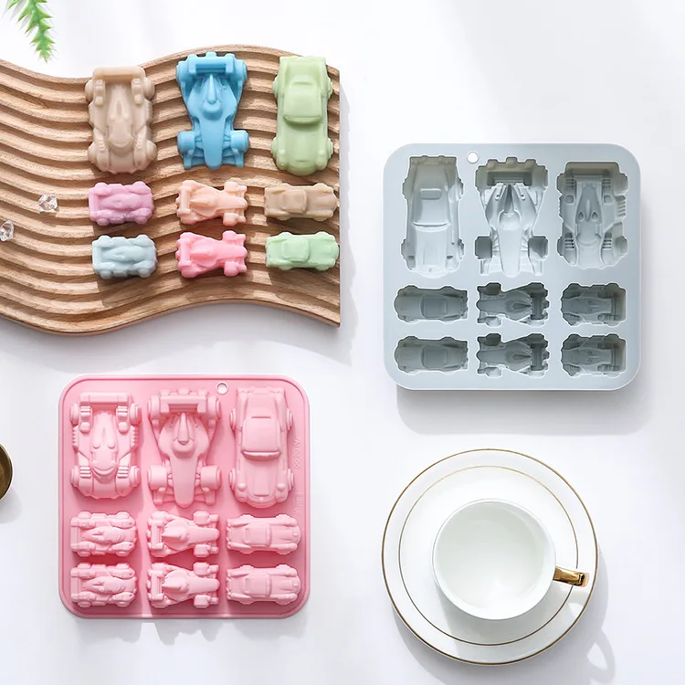 9-buracos-3d-corrida-f1-carro-molde-de-silicone-arco-folha-geleia-gelo-pudim-sabao-molde-fondant-chocolate-bolo-decoracoes-ferramenta-de-cozimento