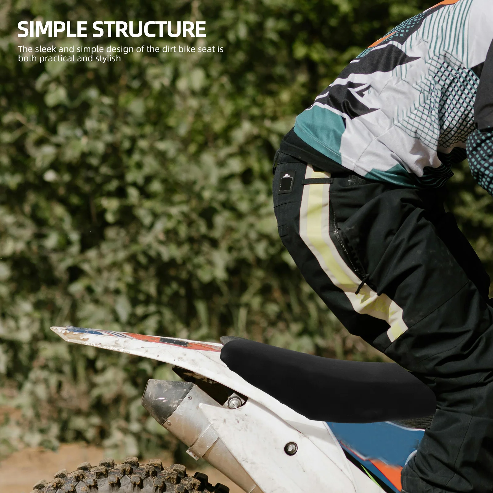 وسادة مقعد الدراجة الترابية Atv استبدال مقعد 47-49cc دراجة رباعية أنيقة متينة طويلة الأمد الراحة Atv دراجة نارية الملحقات