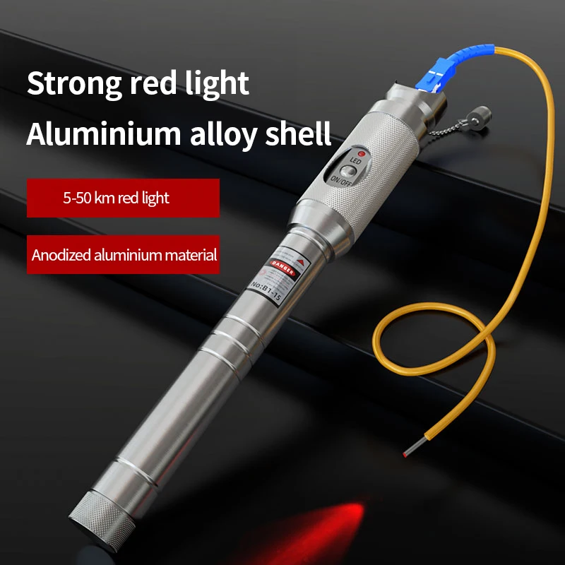 

5/10/20/30km Compact Optical Fiber Red Light Test Pen Cold Connection Tool SC Connector for FTTH & Wi-Fi Wholesale