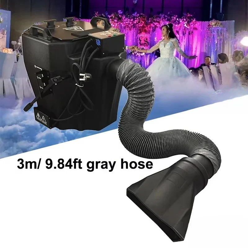 6000W dry ice mist machine large strength dry ice low machine