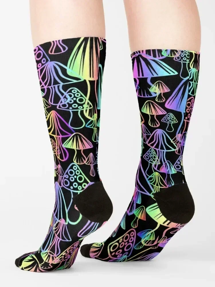 Magic Mushrooms Socken Designermarke Crossfit Rutschfeste Strümpfe Socken Mann Damen