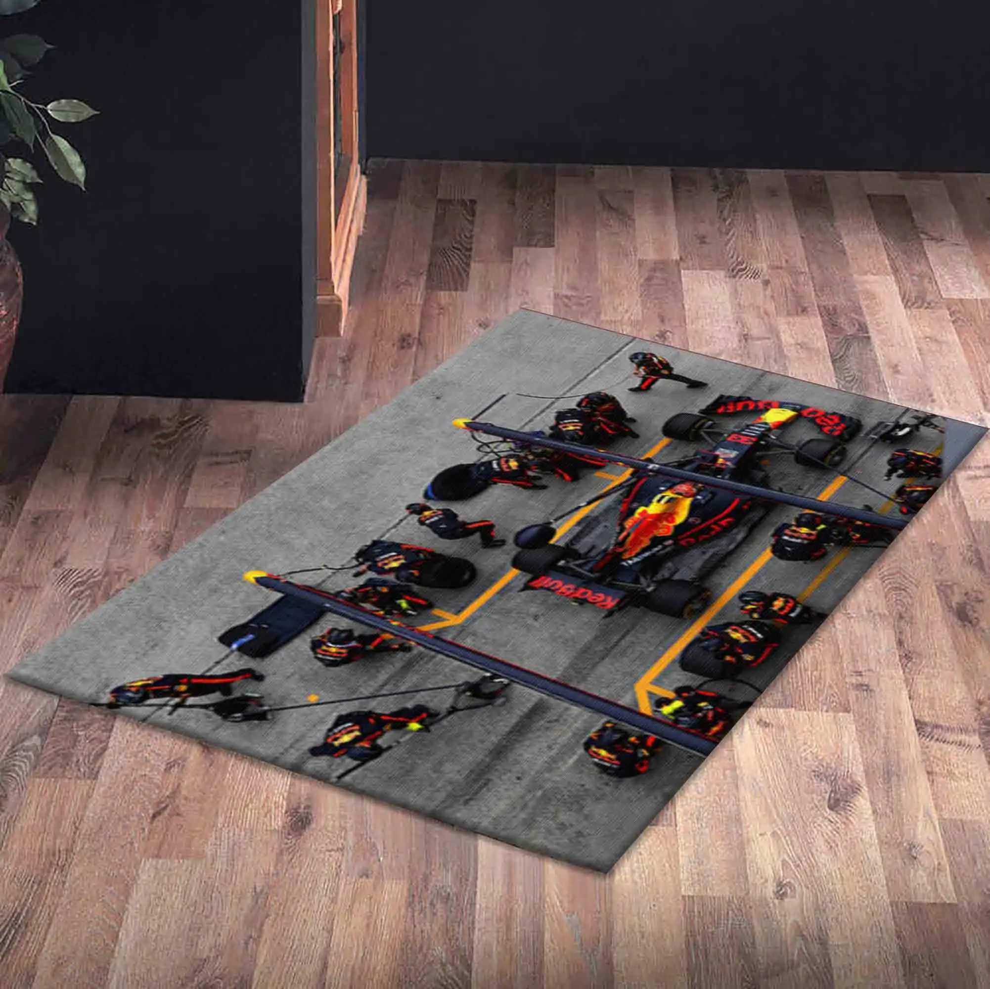 Max Verstappen Formula F1 Rugs Area Rugs Car Racing Rugs Garage Rugs Boy Room Rug Chenille Rug Entryway Rug Large Rug