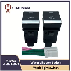 Water Shower Switch Work light switch Rocker Switch For SHACMAN Shaanxi New M3000 L5000 X5000 Original Parts with plug