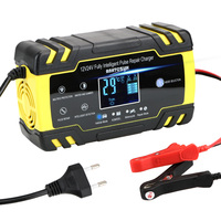 Pulse Repair Full Automatic Car Battery Charger 140W 12V 8A 24V 4A Intelligent Wet Dry Lead Acid Battery-chargers S2 28W 12V 2A