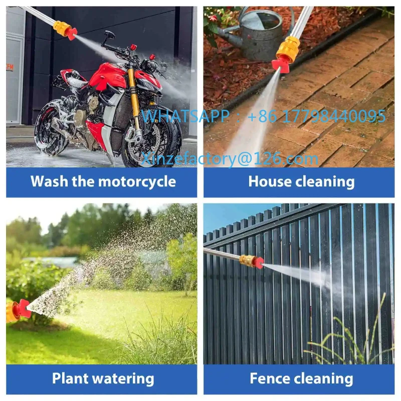 Customizable High-power Cordless High Pressure Speaker Wash Spray Water Gun Car Wash Pressure Water washing Machine