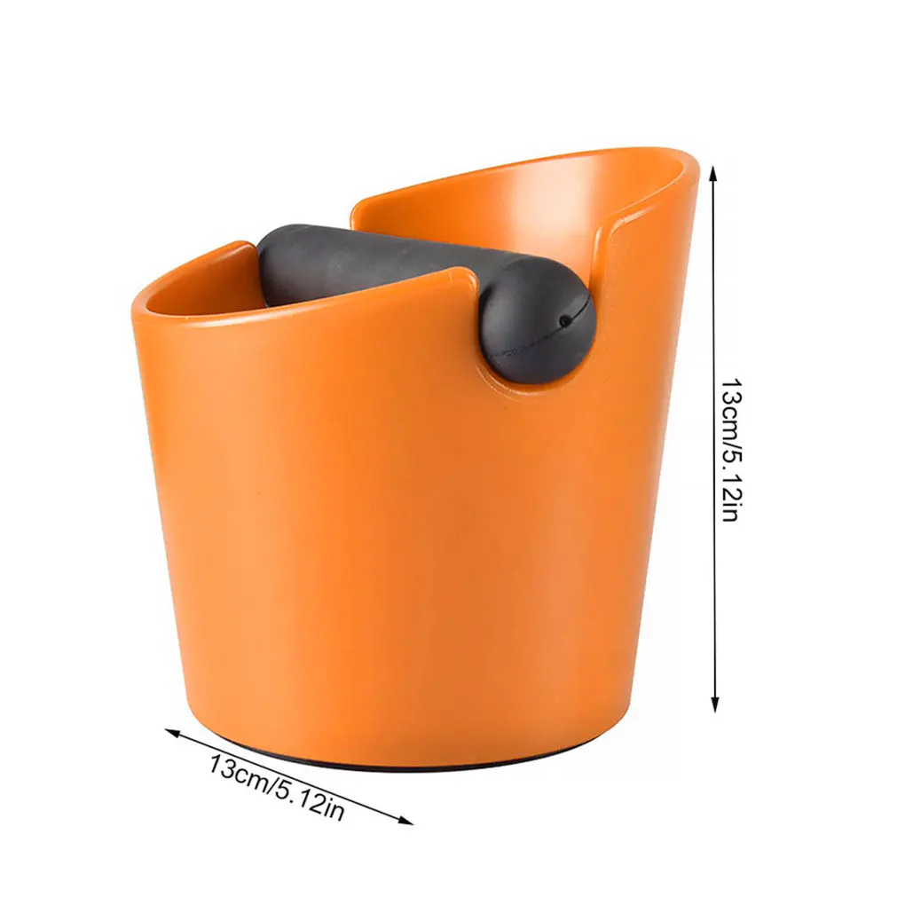 Coffee Knock Box with Handle Non-Slip Grinds Tamper Kitchen Coffee Waste Container, Hexagon Type