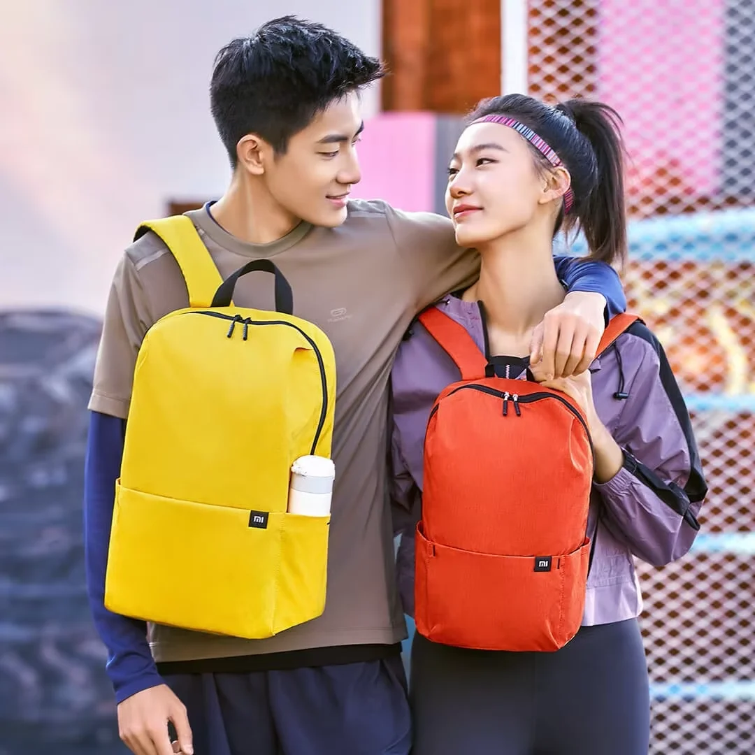 XIAOMI Colorful Small Backpack Laptop Bag Men's and Women's Shoulder Bag Outdoor Waterproof Student Portable Sports Bag view 4