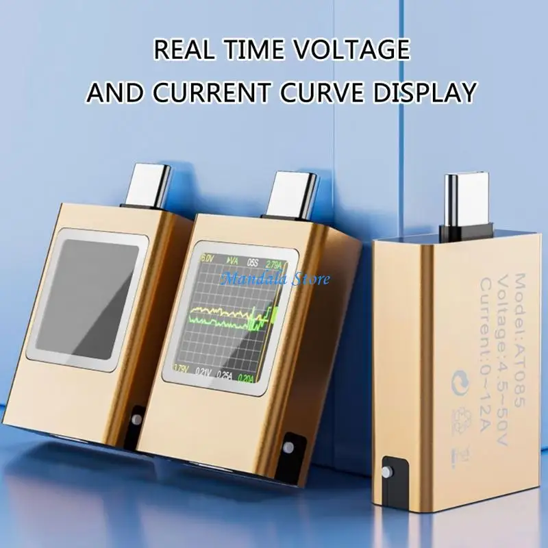 U2JC Multimetro USB multifunzione Misuratore potenza e tensione con display della temperatura adatto per l'analisi rapida