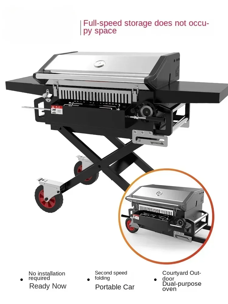 

Courtyard charcoal barbecue stove for outdoor use, American style portable home use Hot sales