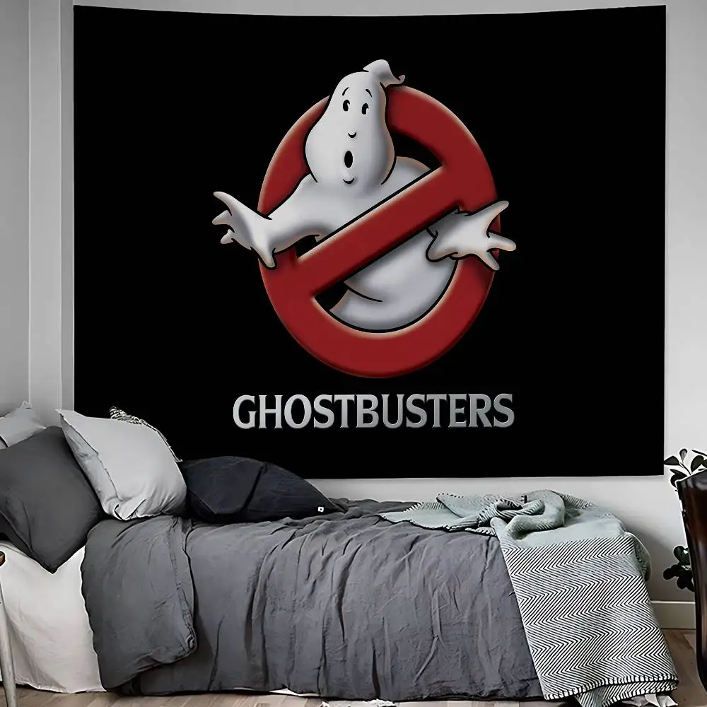 Film G-Ghostbusters Anime Wandteppich Hippie Blume Wandteppiche Wohnheim Dekor Günstige Hippie Wandbehang