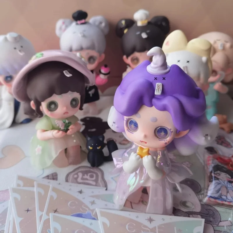 

Cute Ghost Keeno Traveling Blind Box Car Interior Decorations Adorable Desktop Ornaments Ideal Gift For Girls With Girl Heart