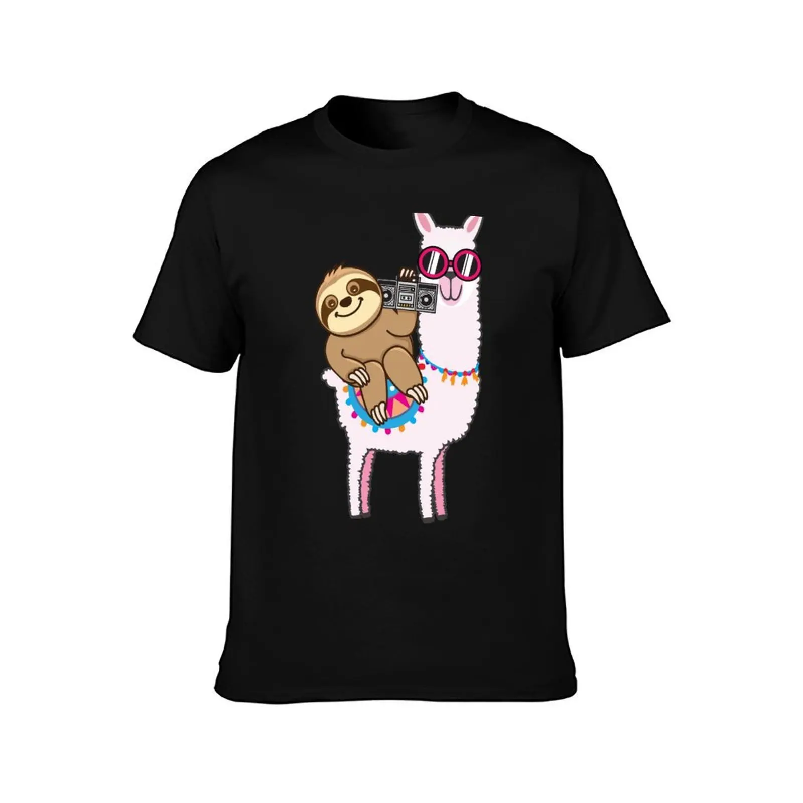 Sloth llama T-Shirt Big and Tall Short Sleeve Tee