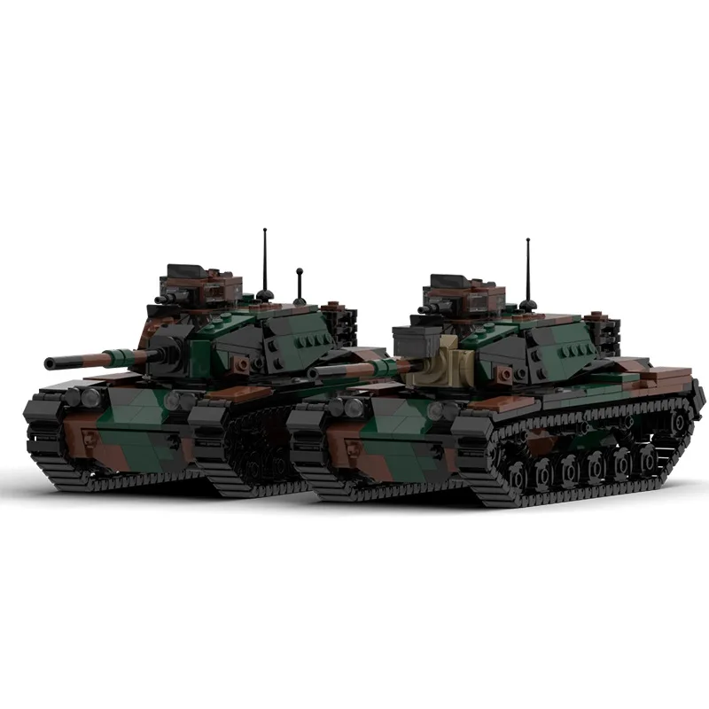 WW1 M60 Military Vehicles Tank Sets Pattons Army Vehicle Model Building Blocks DIY Brick Kids Toys Classic military WW2