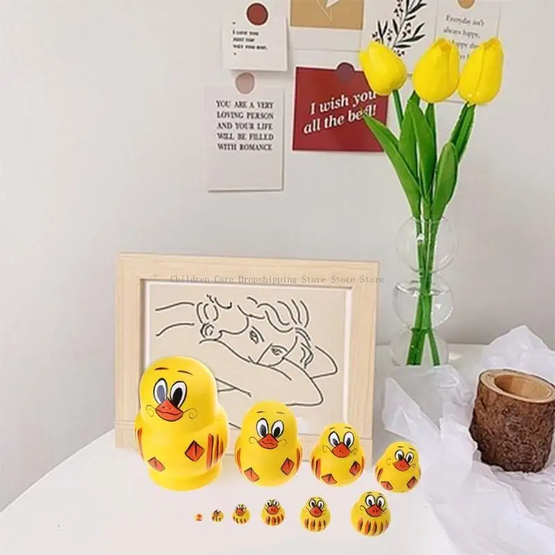 10 Stücke Set lebendige und langlebige russische Entensammlung Gothic Decor Statuen