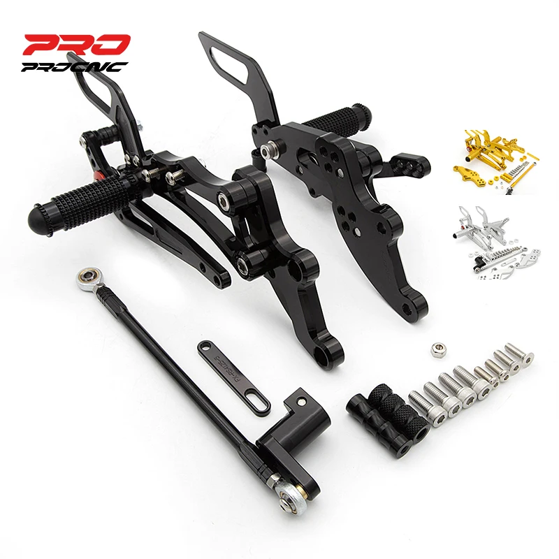 

For Aprilia GPR RS4 125 4T 2011-2016 Motorcycle Rearset Footpeg Pedal Foot Peg Cnc Adjustable Footrest Aluminum Alloy Rear Set