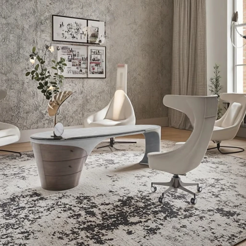 High-quality furniture Simple marble desk Office furniture