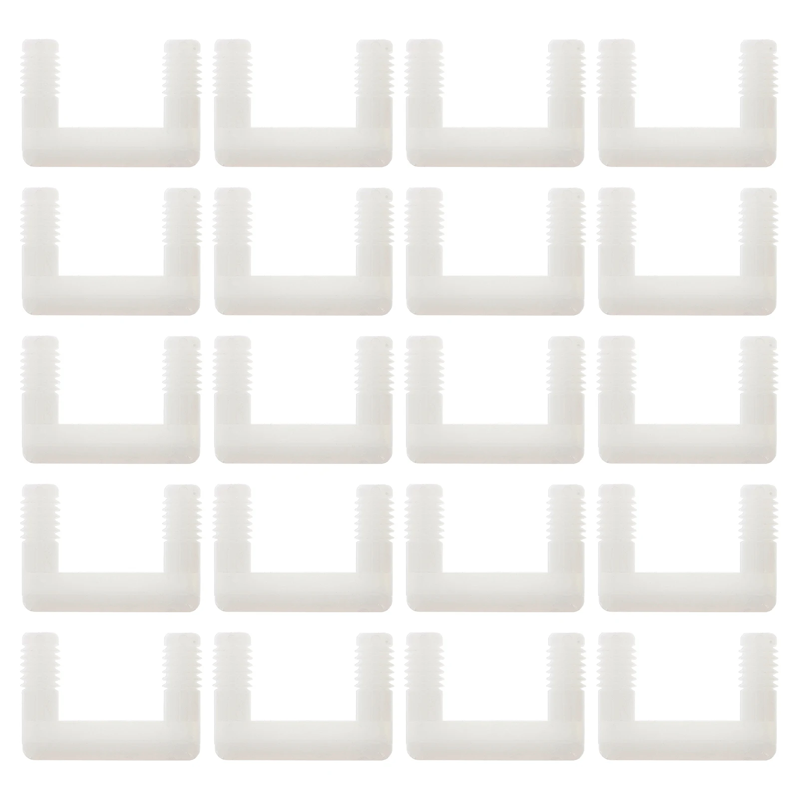 

50pcs U-shaped Connectors High-grade Invisible Brackets Strong Capacity Easy Install Plastic Furniture Sections Joint