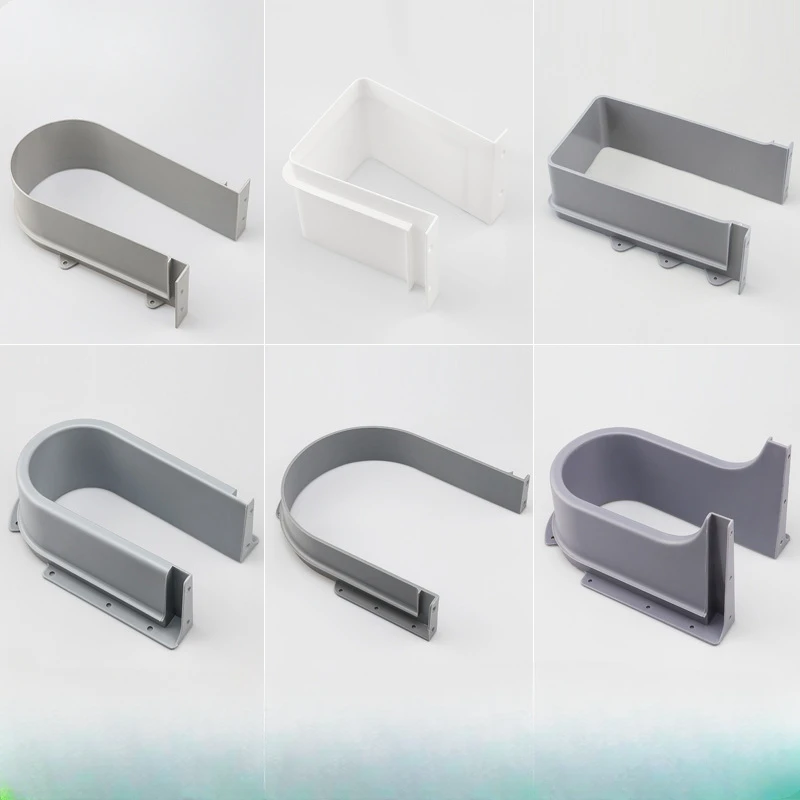 

Plastic U Shape Sink Drawer Slot Cabinet Recessed Under Sink Drainage Grommet Waterproof Baffle Cutout Cover Bath Kitchen Parts