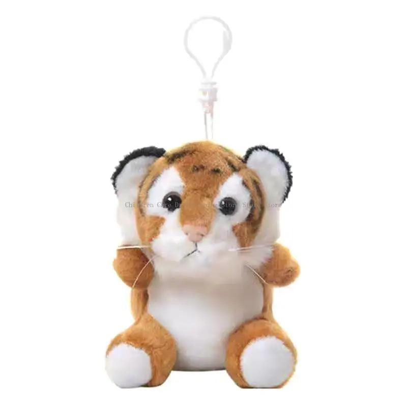 LLavero felpa 15cm/6 pulgadas, tigre para muñeca, colgante, regalo fiesta para niña, accesorio para mochila