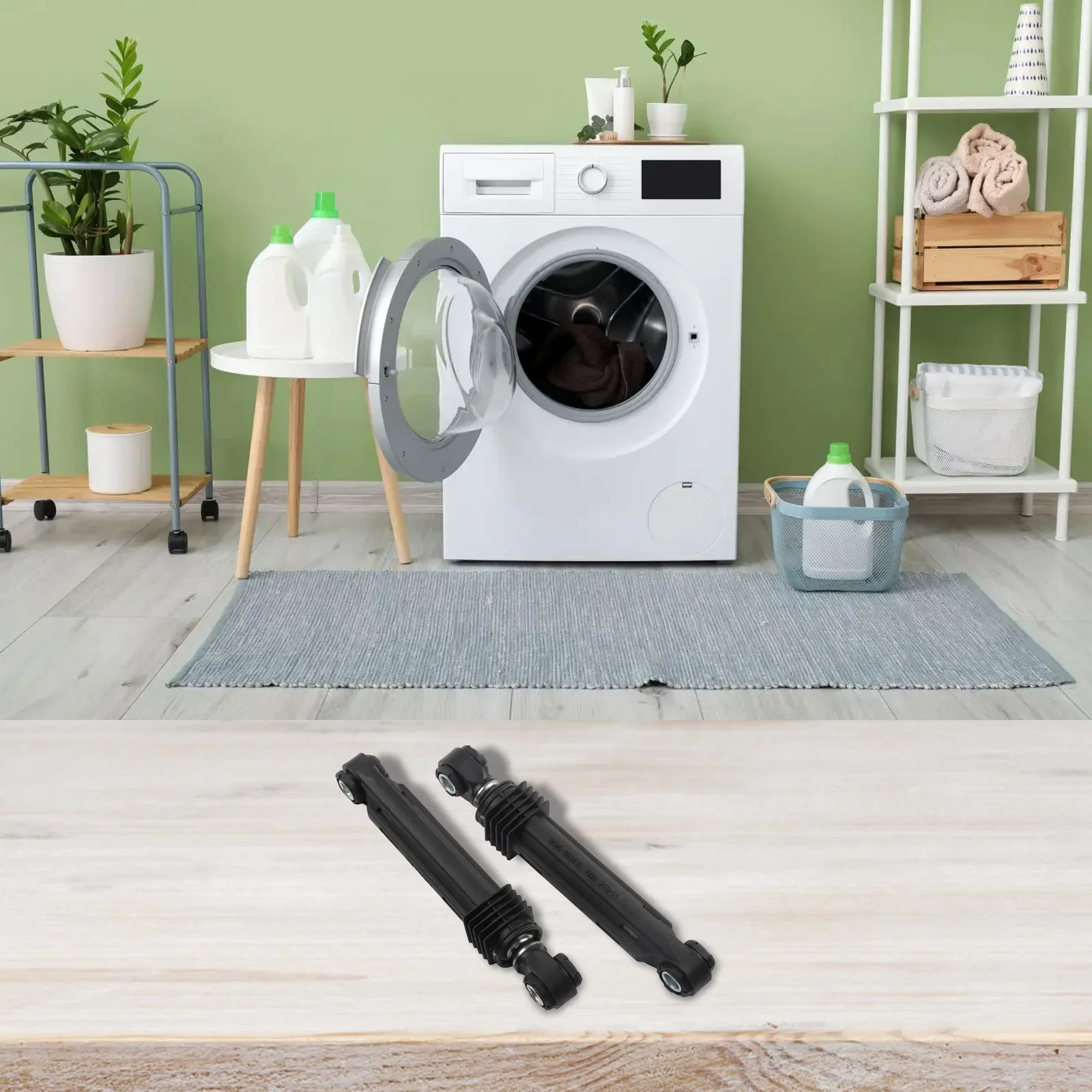 Washing Machine Parts Set of Two Shock Absorbers for Samsung Washers Compatible with Model Numbers DC66 00343G/DC66 00421