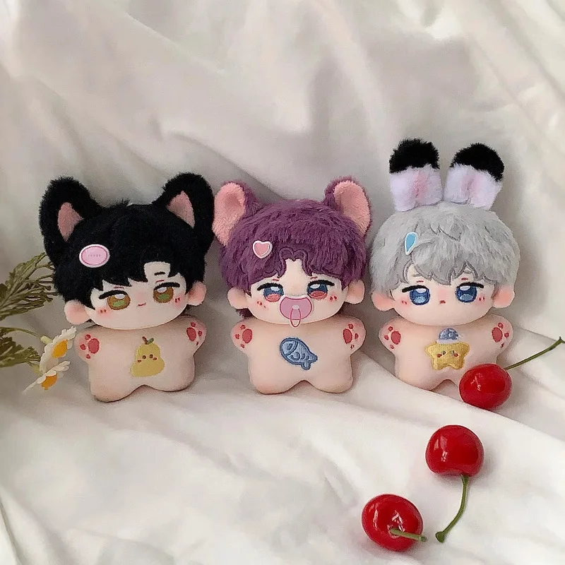 New  Hot 10cm Love And Deep Space Plush Xavier Starfish Doll 10cm Starfish Doll Keychain Anime Cute Gift Collectible Gift