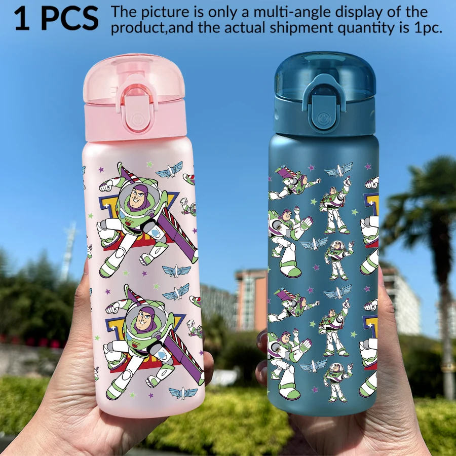 1 Stück Disney Buzz Lightyear Toy Story Muster 26 Unzen Kunststoff Wasserflasche Outdoor Sport Wasserbecher Geburtstag/Schulanfang Geschenk