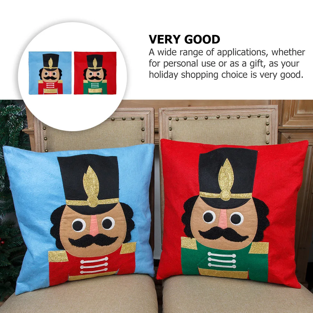 

Christmas Pillowcases s Soldier Pillow Slips Decorative Covers Invisible Zipper Eco Friendly Comfortable Home Decor