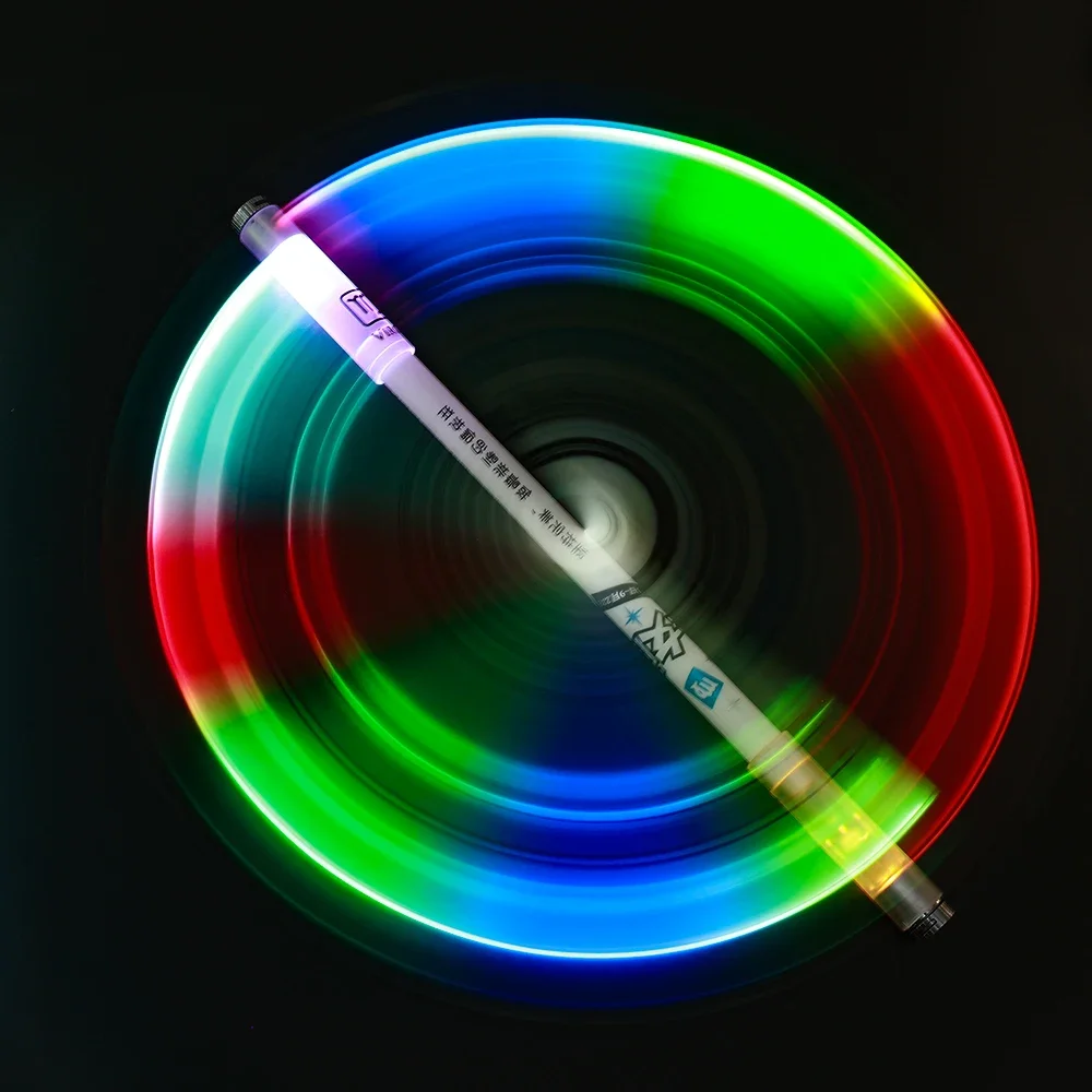 

Cool Rotating LED Flash Gel Pen Students Fashion 0.5mm Lighting Spinning Pen Ballpoint Pens with Battery Kids Spinner Gift Toy