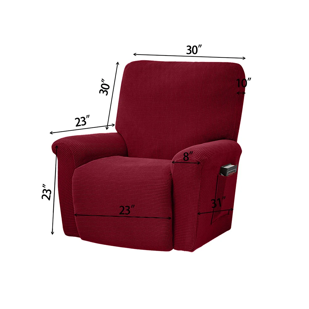 Universal Chair Cover Sofa Slipcover Massage Recliner Furniture Polyester Comfortable Dustproof