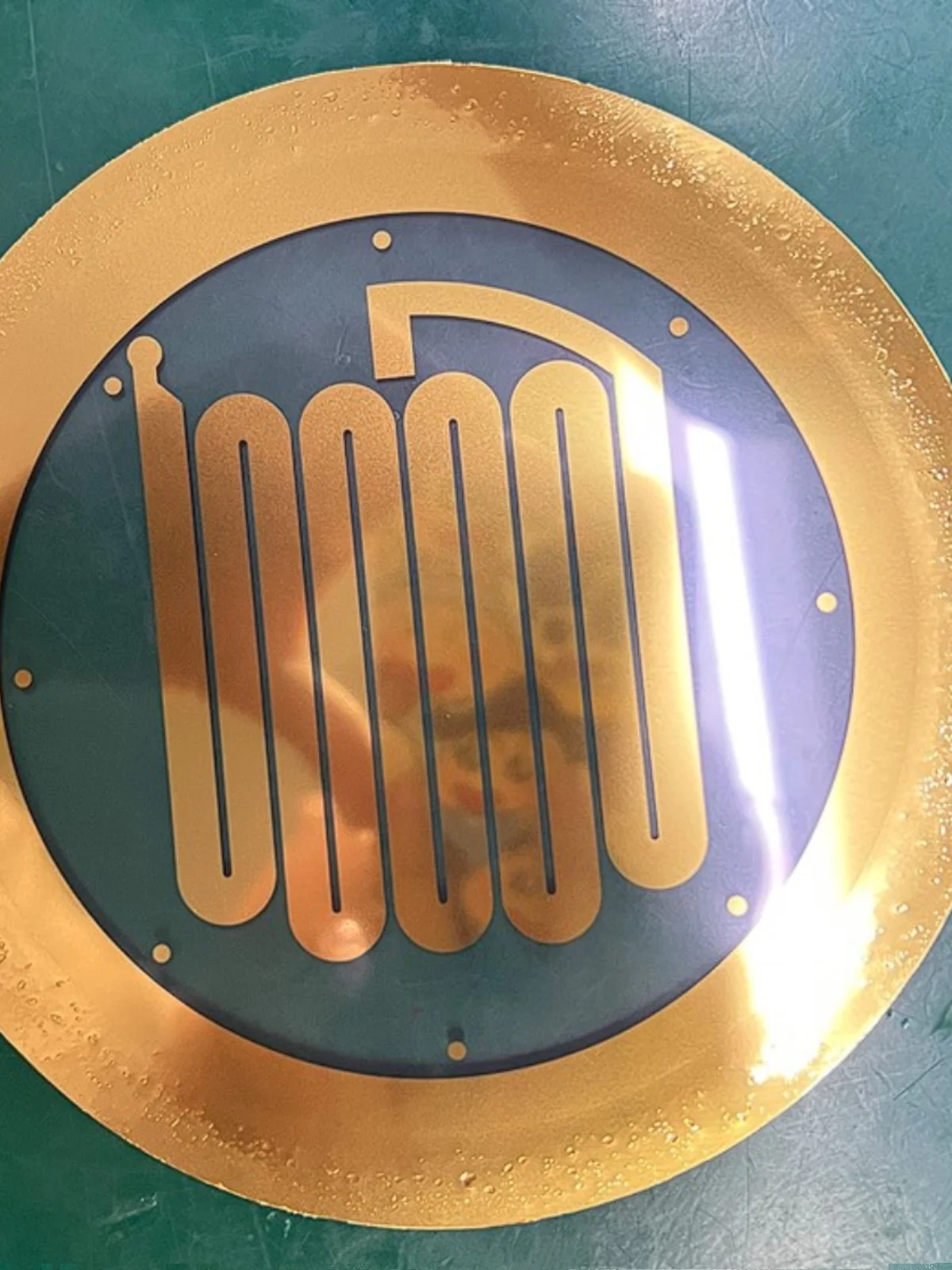 Pure gold target sputtering line flat earphon es, gorgeous high frequency, ceiling level flat HIFI