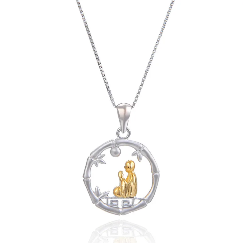 S925 Pure Silver Pendant | Buddha Pendant | Handmade Carefully | Jewelry Necklace for Girlfriend.