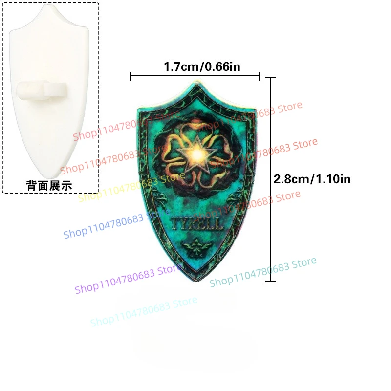 MOC Nuovo Building Block Doll Mini Doll Shield Gradiente Stampa stereo Collezione di ornamenti regalo giocattolo