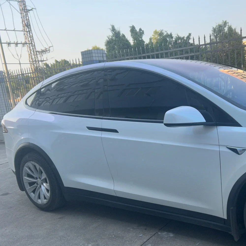 

применяется к Tesla Model X 2016-2020 внедорожника, хромированное окно, удаление затемнения, стойки ABC, глянцевые черные наклейки