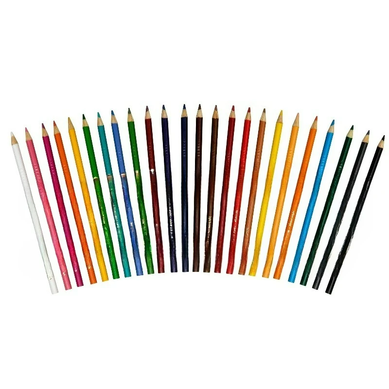 Colored Pencils, Back to School Supplies for Kids, Teacher Supplies, Pre-sharpened, 24 Ct