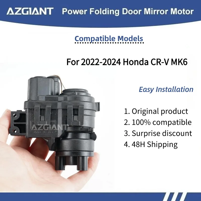 

AZGIANT for 2022-2024 Honda CR-V MK6 Power Side View Mirrors Motor Parts Assembly Car Repair Kit Car Accessories