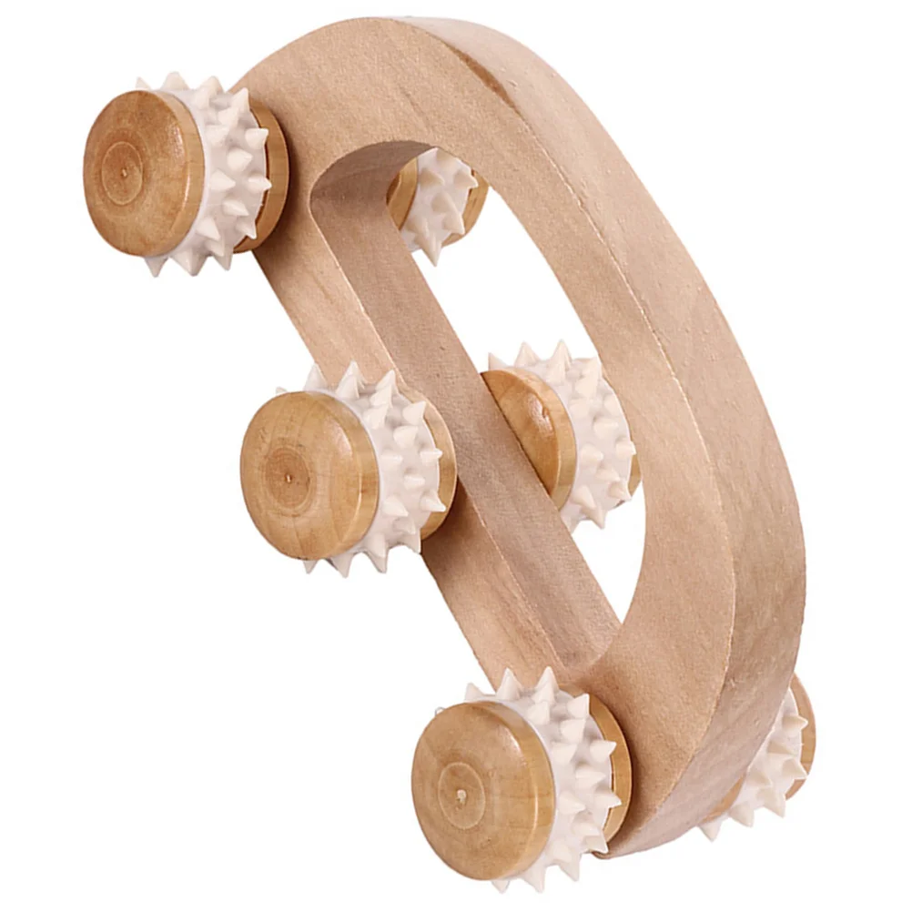 

Wood Roller Massager for Body Tools Ball Back Foot Rollers Wooden Neck Cervical Spine