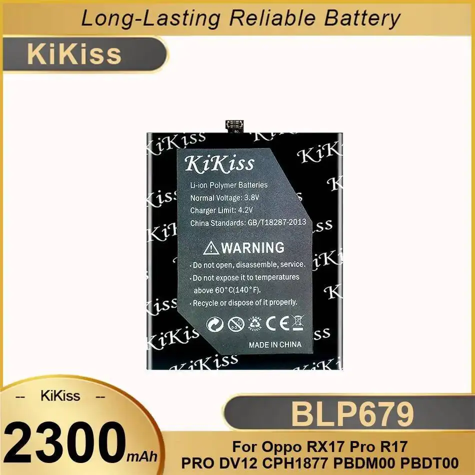 

Mobile Phone Battery 2300Mah High-Efficiency BLP679 For Oppo RX17 Pro R17 DV12 CPH1877 PBDM00 PBDT00