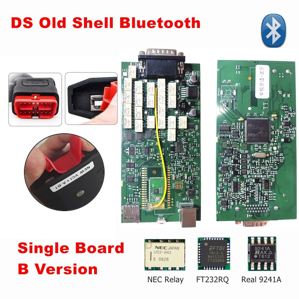 Single A+ PCB BT4.3 V2021.11 Update Firmware 3201 Nieuwe VCI Reparatie Tool TCS PRO+ Multidiag 9241A 2020.23 Gratis Keygen AUTO/VRACHTWAGENS - afbeelding 1