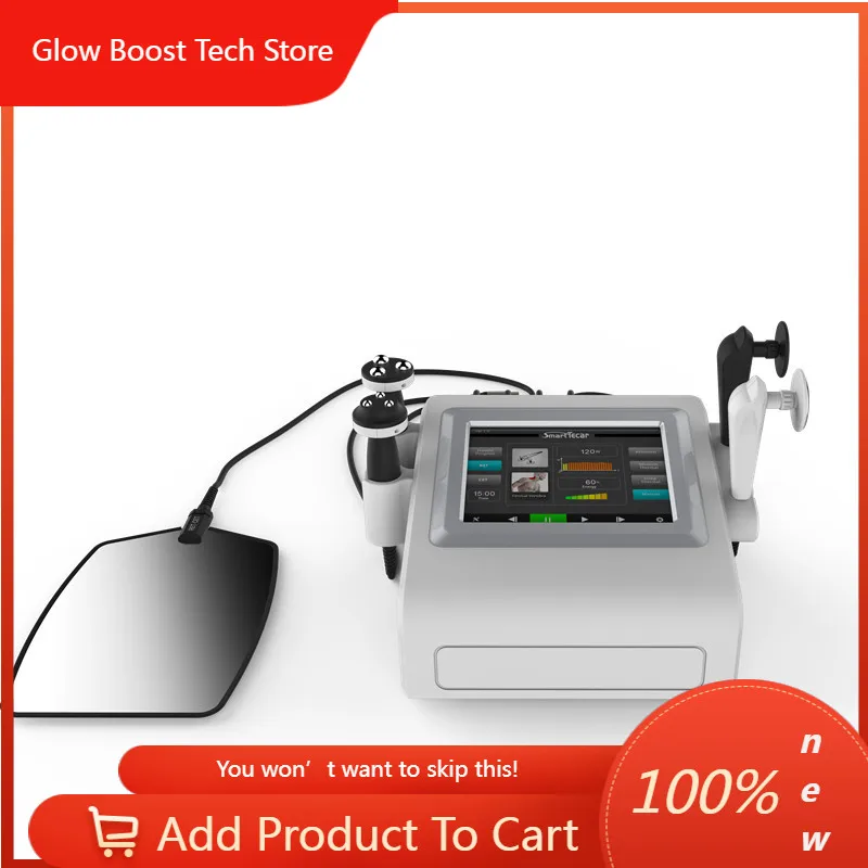 

NYSMART TECAR PLUS Diathermy INDIBA Physiotherapy Machine with 4Handles