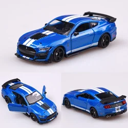 Bburago Model samochodu w skali 1:64 Odlewany samochód ze stopu metalu Zabawka dla chłopca Kolekcjonerska 2020 Mustang Shelby GT500 Zabawki Prezent dla dzieci