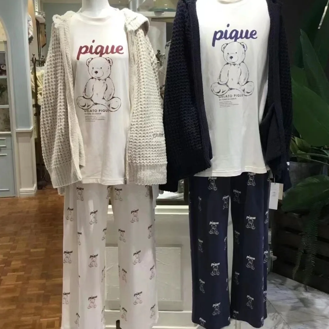 Couple Room Wear Men Pajamas Women Sleepwear Loungwear Sets Womens Outfits Kawaii Clothes lcecream Pajamas for Women (with tags)