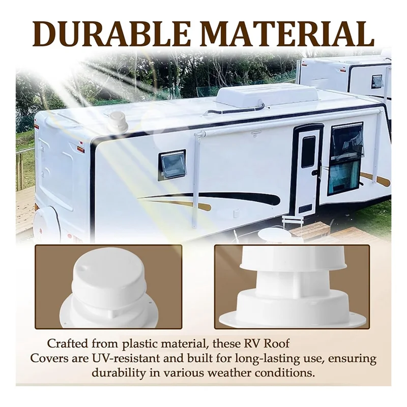 

2 упаковки комплектов крышек вентиляционных отверстий на крыше автофургона и винты, вентиляционная крышка для прицепа на колесах, сменные вентиляционные колпачки для сантехники на колесах