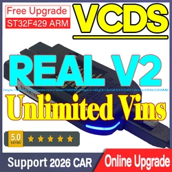 2026 NEWEST Real HEX-V2 UPDATE V26.3 VAG HEX V2 Usb Interface Vag Com Diagnostic Coding Function Unlimit Multilingual VCDS TOOL