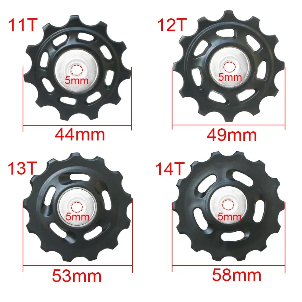 11T 12T 13T 14T MTB Fahrrad Schaltwerk Umlenkrolle Lager Rennrad Jockey Wheel Führungsrad Shimano Sram Kompatibles Reparatur-Kit – Detail 2
