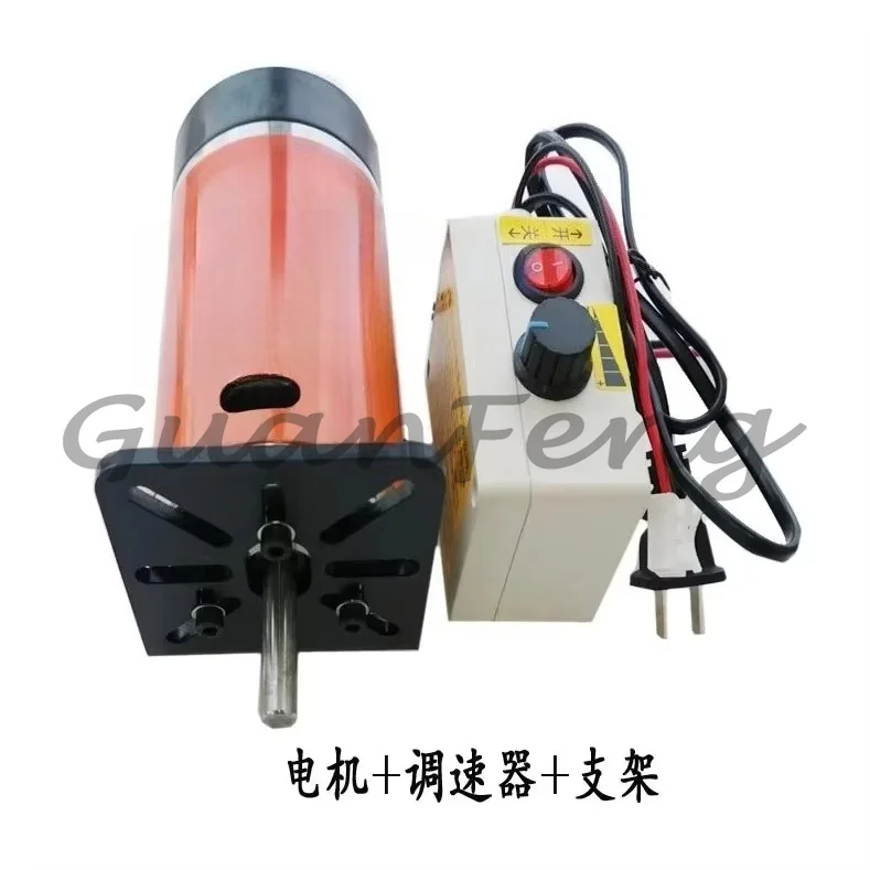 DC220V 600W High Speed Double Ball Bearing Motor, Cooling Fan Motor for Sanding & Bead Polisher