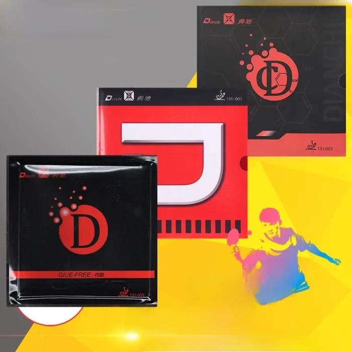 

Dianchi D Series, резиновая крышка летучей мыши для настольного тенниса, клейкая внутренняя энергия, рекомендуется владельцем магазина для Bahand Play