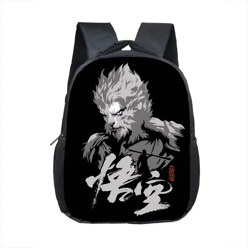 Mochila de dibujos animados para estudiantes, Bolsa Escolar de gran capacidad, regalo escolar para niños, Black Myth: Wukong Game Around, 2024